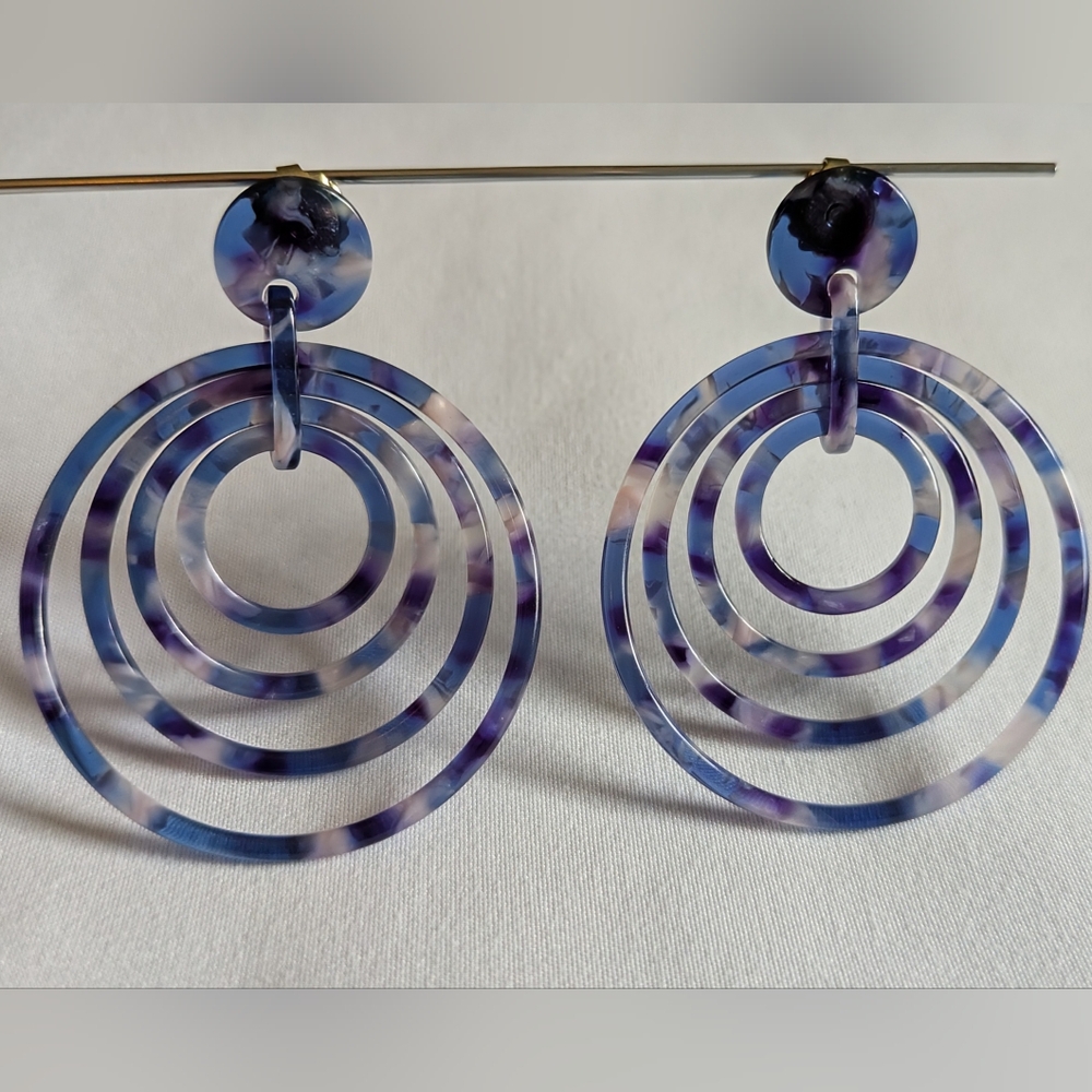 Zenzii Shades Of Blue Earrings